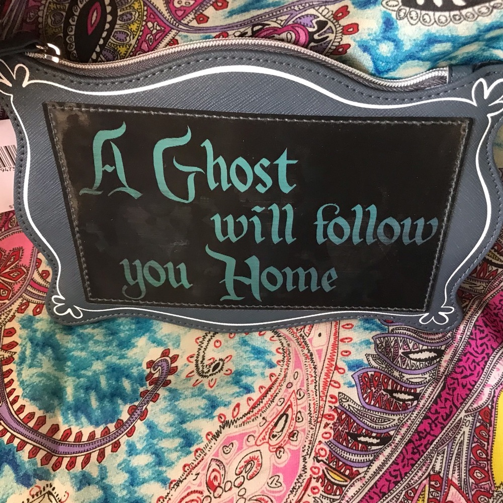 Disney Parks Haunted Mansion Zip Bag - Picture 2 of 2
